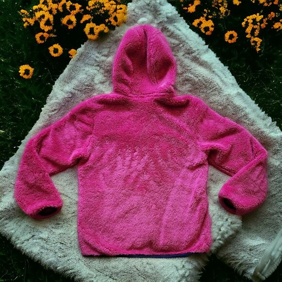 EDDIE BAUER ( LG 14/16 ) Girls Fleece Color Block Zip Up Hoodie - Picture 2 of 4